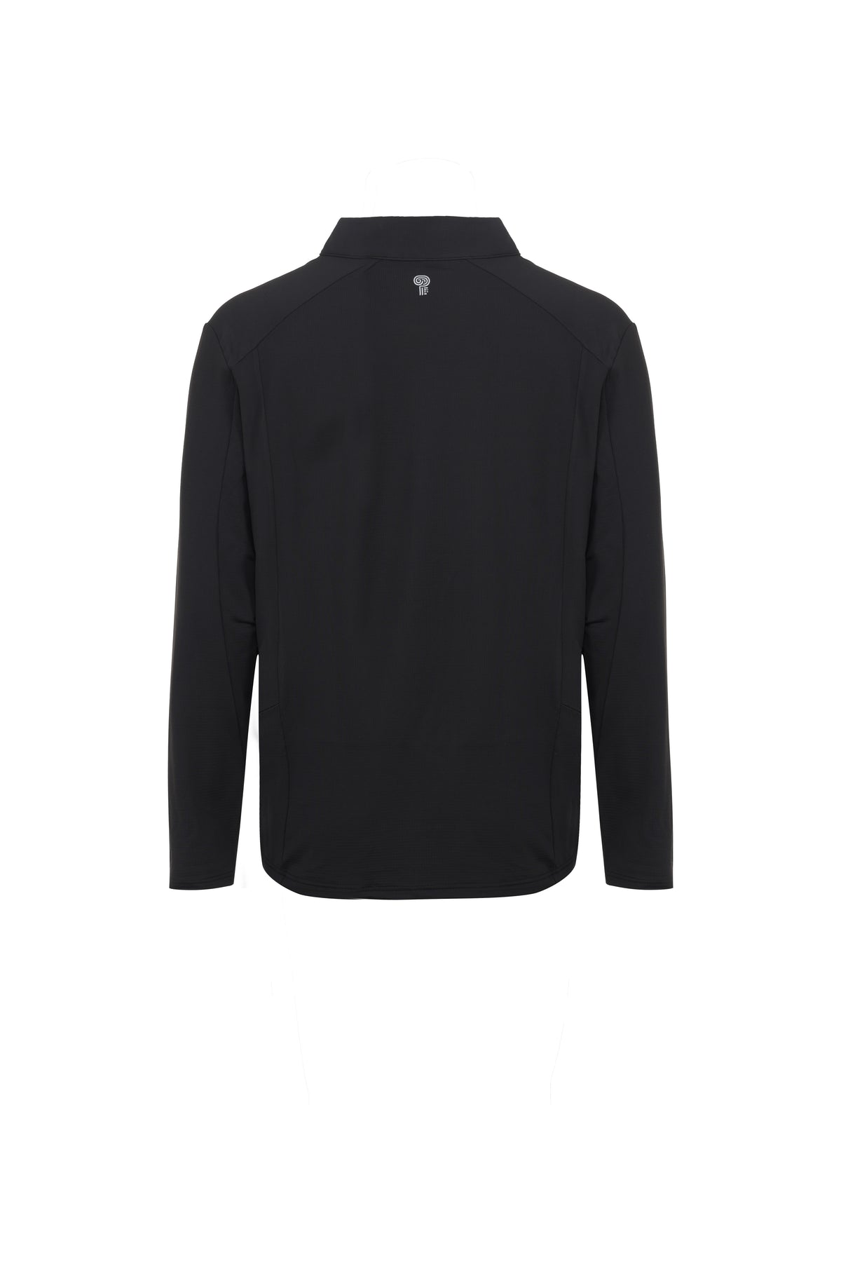 Quarter-Zip Performance Pullover — Black