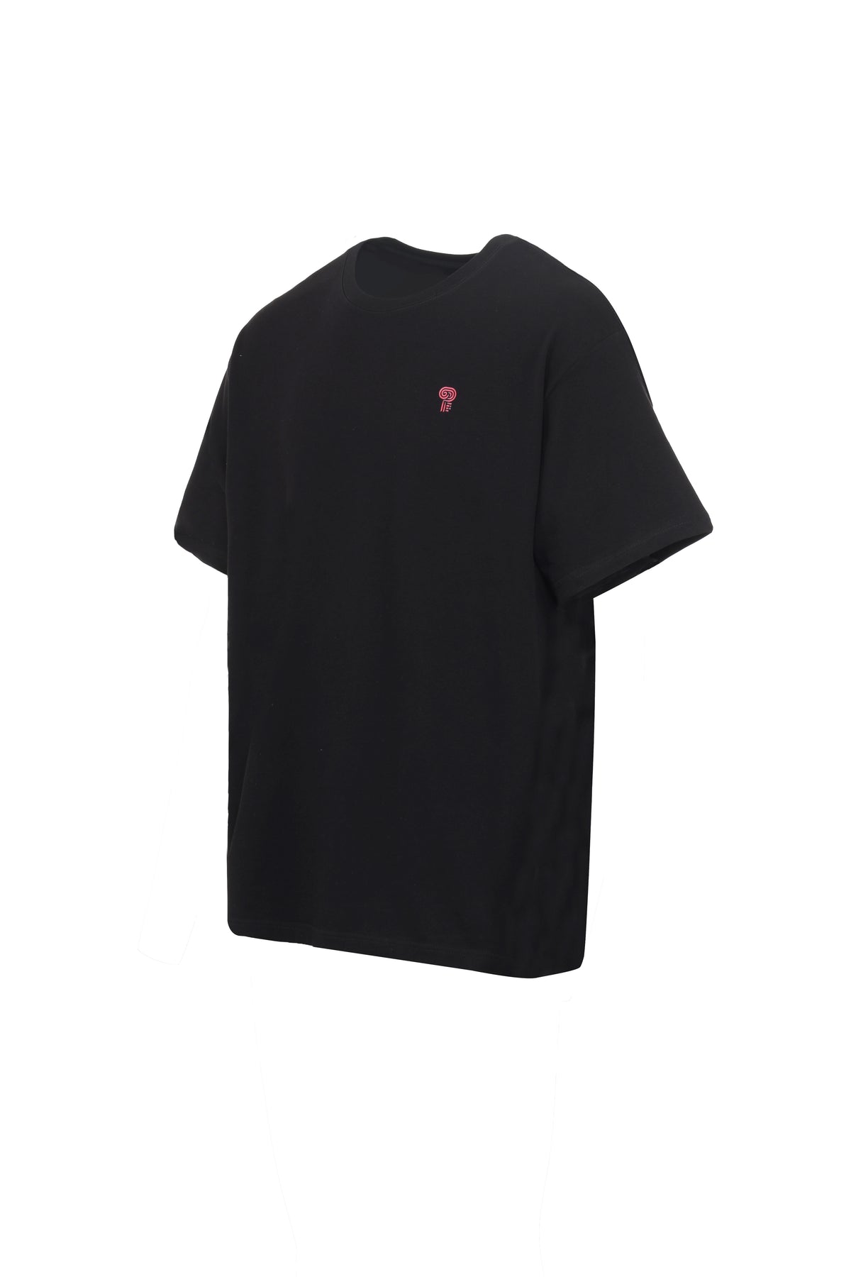 Essential Tee — Black/Red