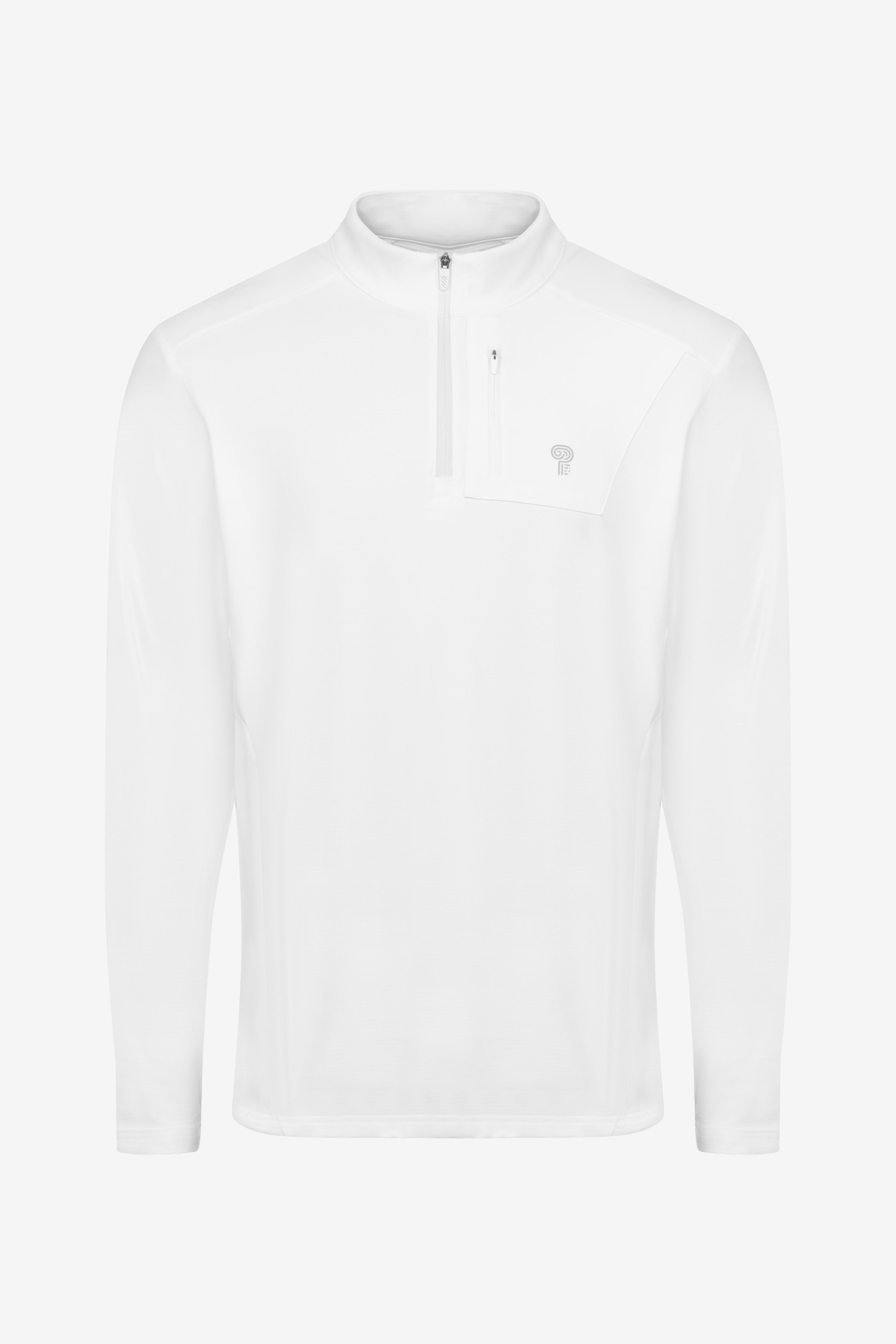 Haut-Demi Zipper coupe vent Blanc / XS