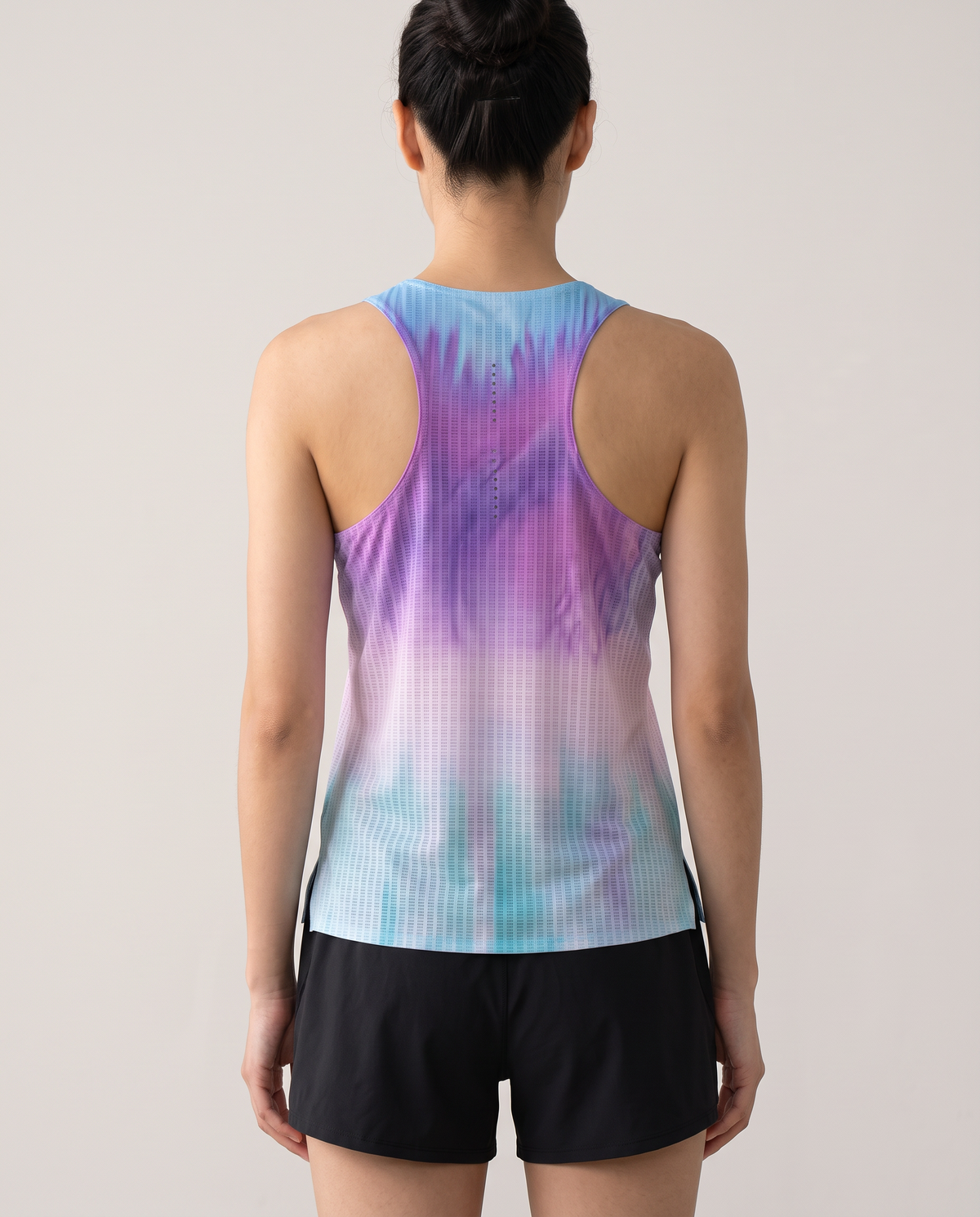 Polocom Plus Aero Gradient Racerback Tank — Light pink blue — Verified racerback