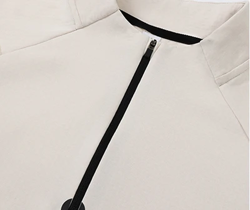 Alpine Fleece Quarter Zip Top zipper detail