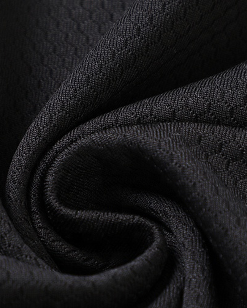 Arc Panel Training Tee textured polyester knit