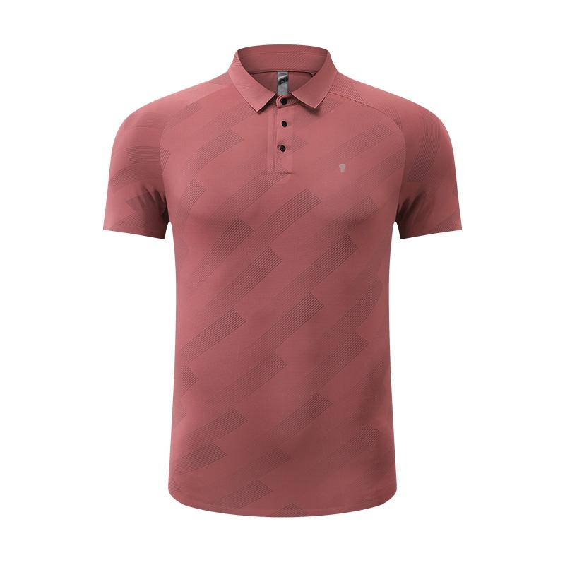 Polocom Plus Contour Golf Polo in Pink, front garment view