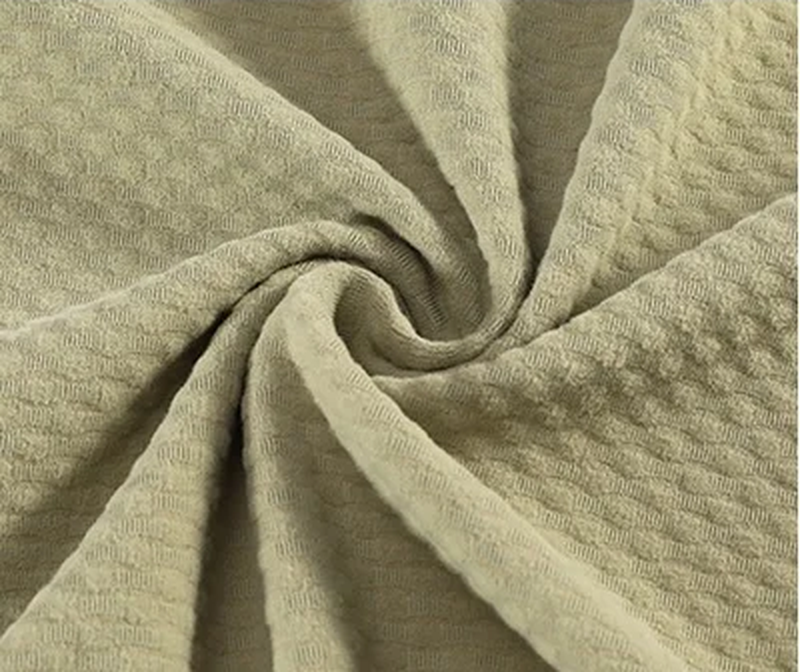 Contour Knit Long Sleeve Tee fabric texture detail