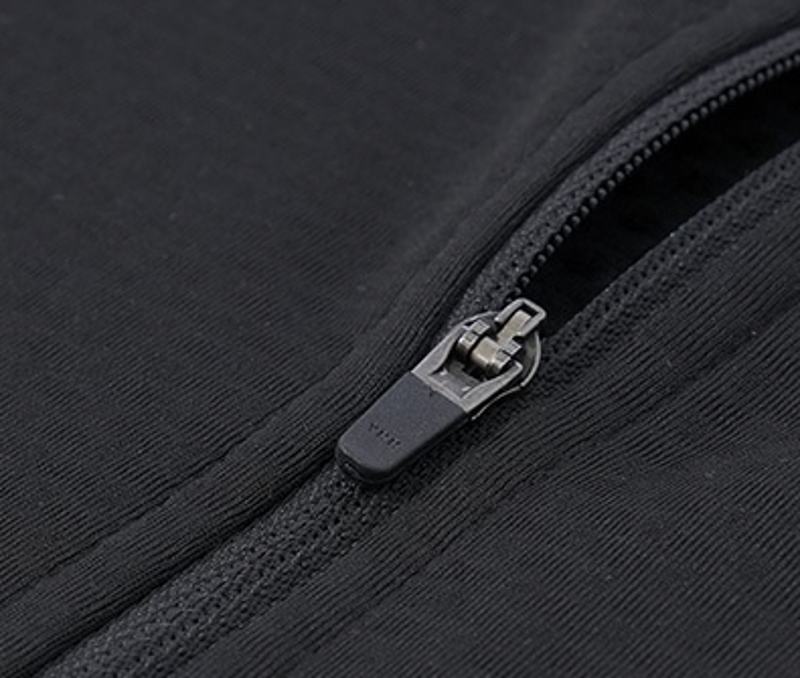 Polocom Plus Contour Stretch Quarter-Zip Top zipper detail