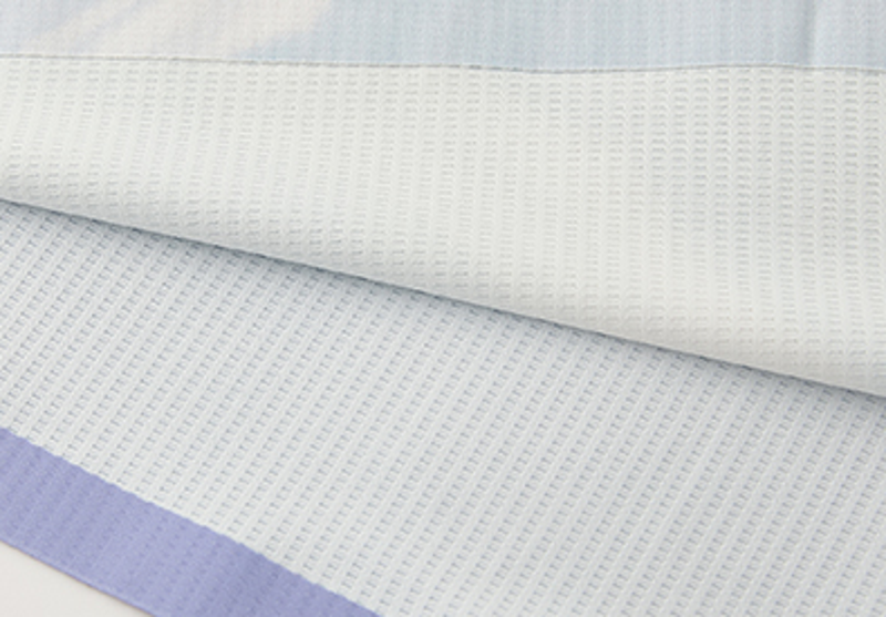 Polocom Plus Current Print Golf Polo fabric and hem detail