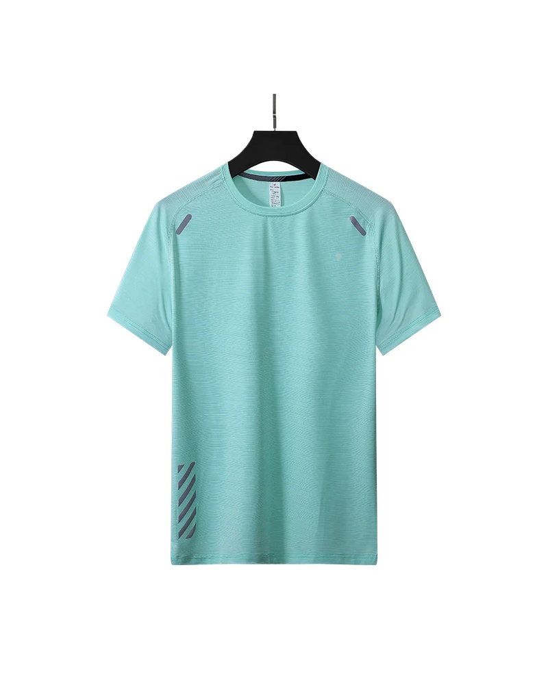 Dash Stretch Training Tee in Mint, original garment front view