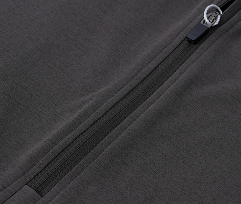 Polocom Plus Form Panel Quarter-Zip Top zipper detail