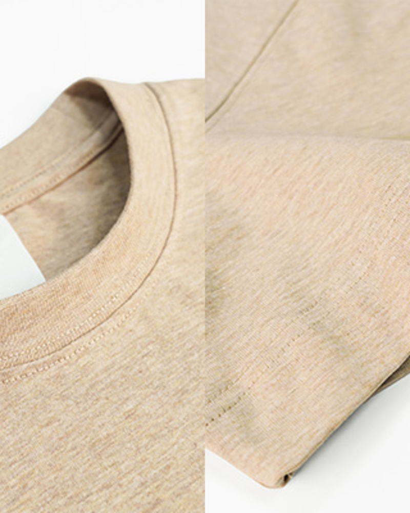 Foundation Cotton Tee neckline construction