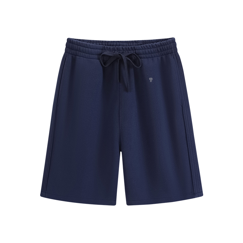 Polocom Plus Haven Heavyweight Shorts in Navy, front product view