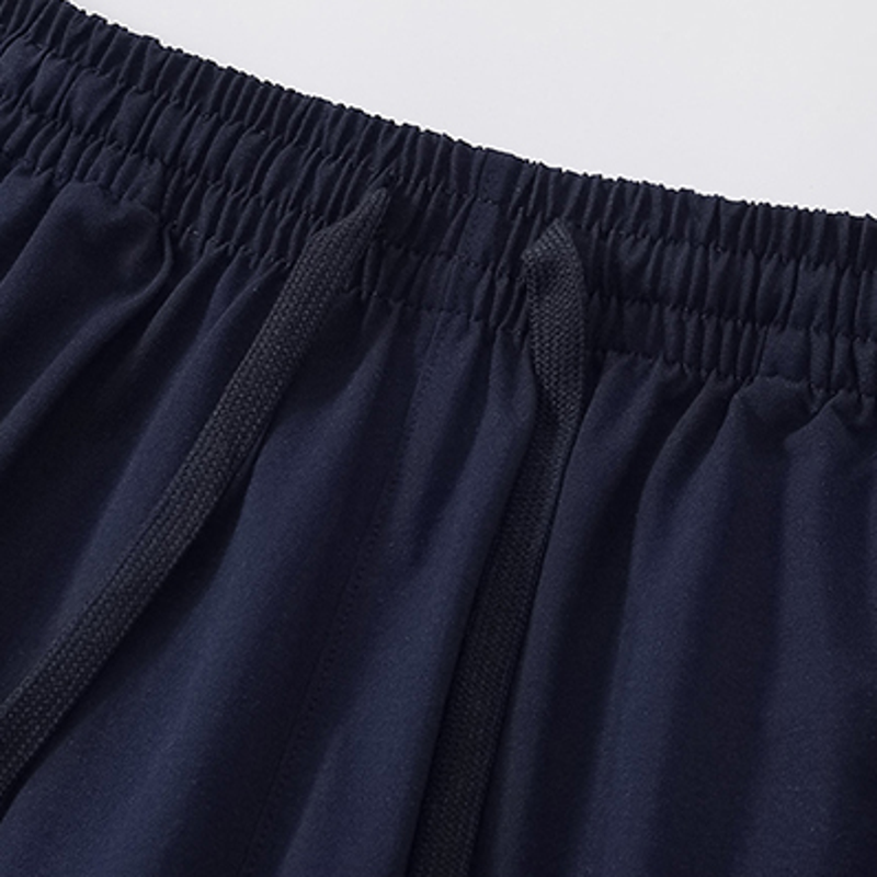 Polocom Plus Lane Stripe Shorts elastic waistband and drawcord