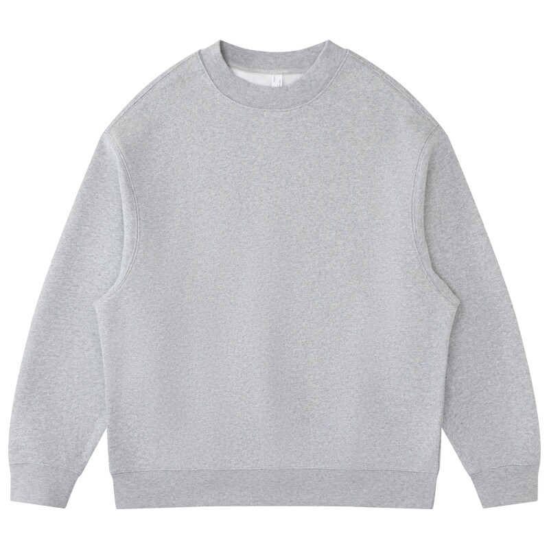 Polocom Plus Loft Heavyweight Crewneck in Gray, front product view
