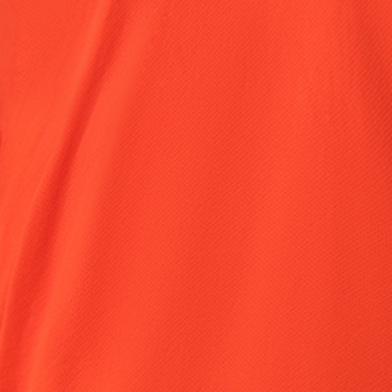Polocom Plus Pace Ultralight Long Sleeve Tee Orange fabric texture