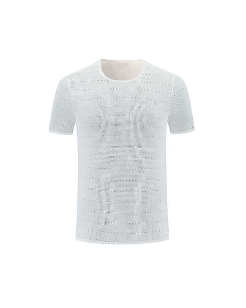 Polocom Plus Aero Lite Training Tee — White front