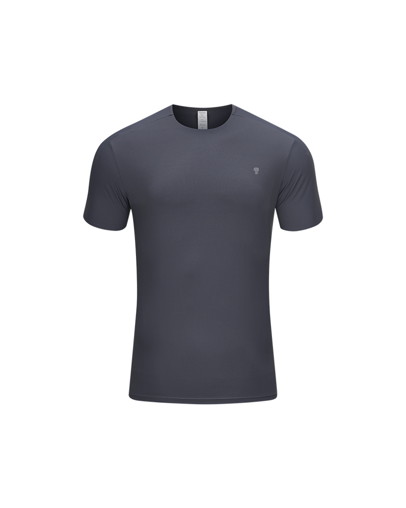 Polocom Plus Aero Plain Training Tee — Black front