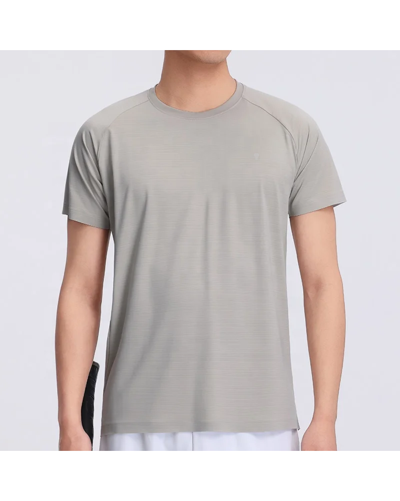 Polocom Plus Airflow Nylon Stretch Tee in Khaki, model view