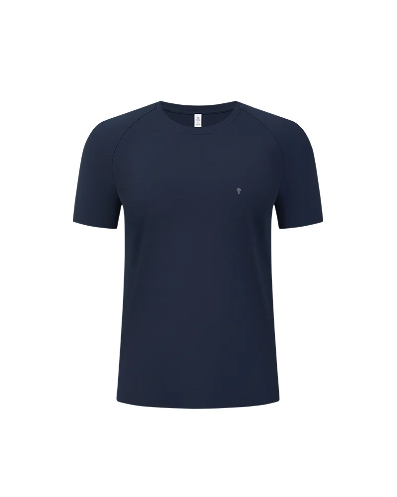 Polocom Plus Airflow Nylon Stretch Tee in Navy, full product view