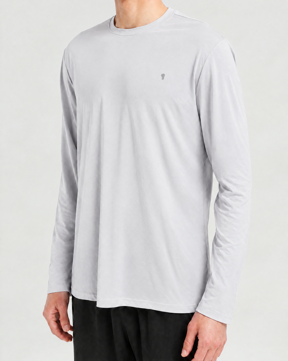 Core Long-Sleeve Training Tee | Gray | Front view