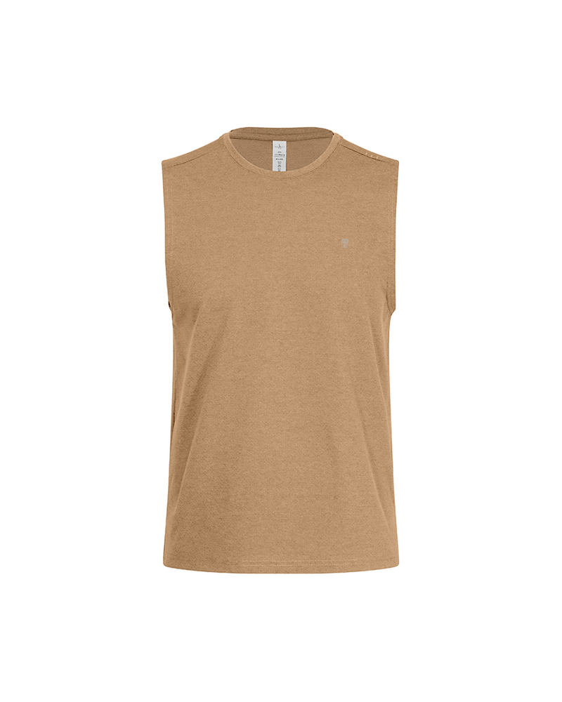 Polocom Plus Ease Training Tank — Coffee front