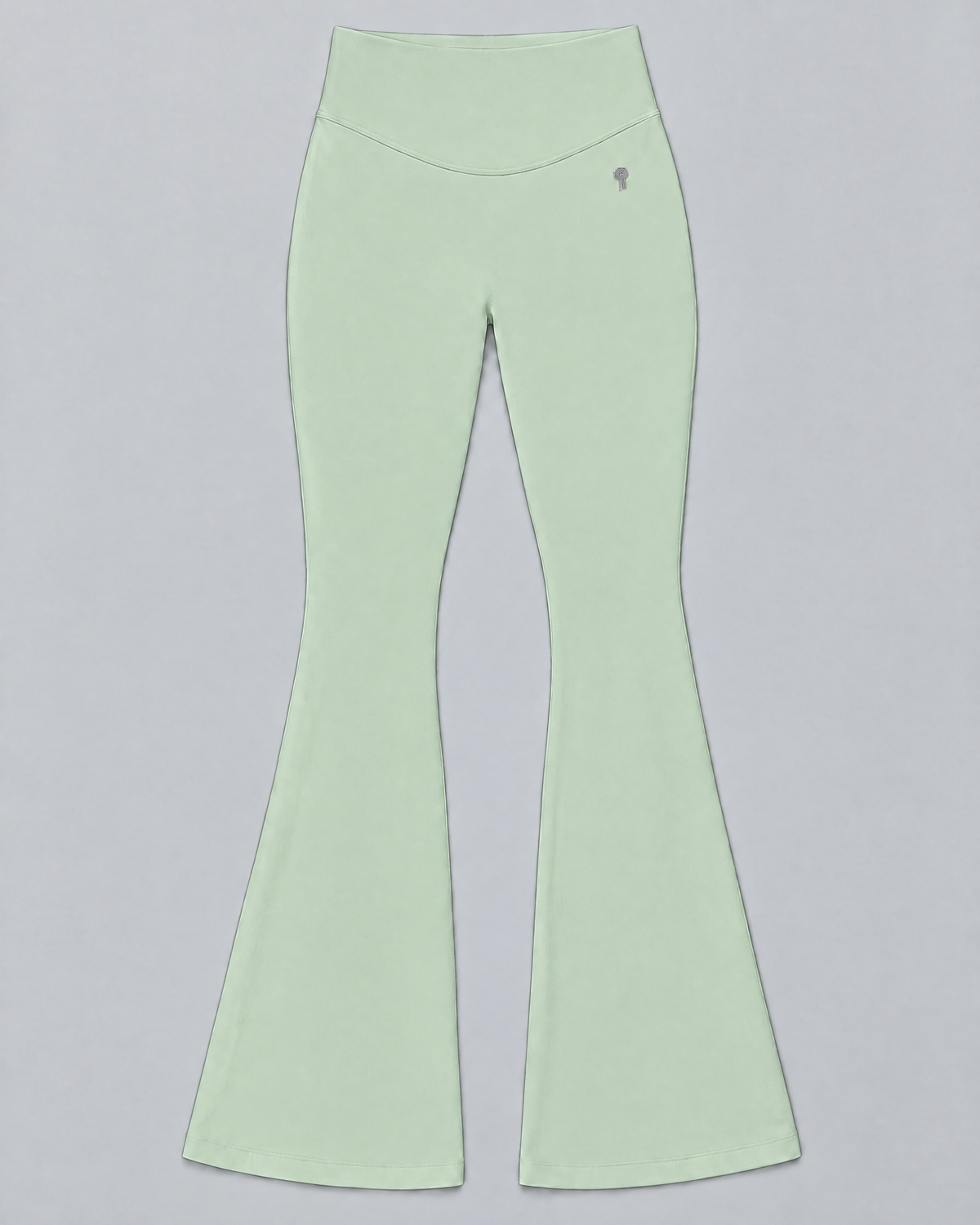 Flow Flared Training Pants | Fruit Green | Front view