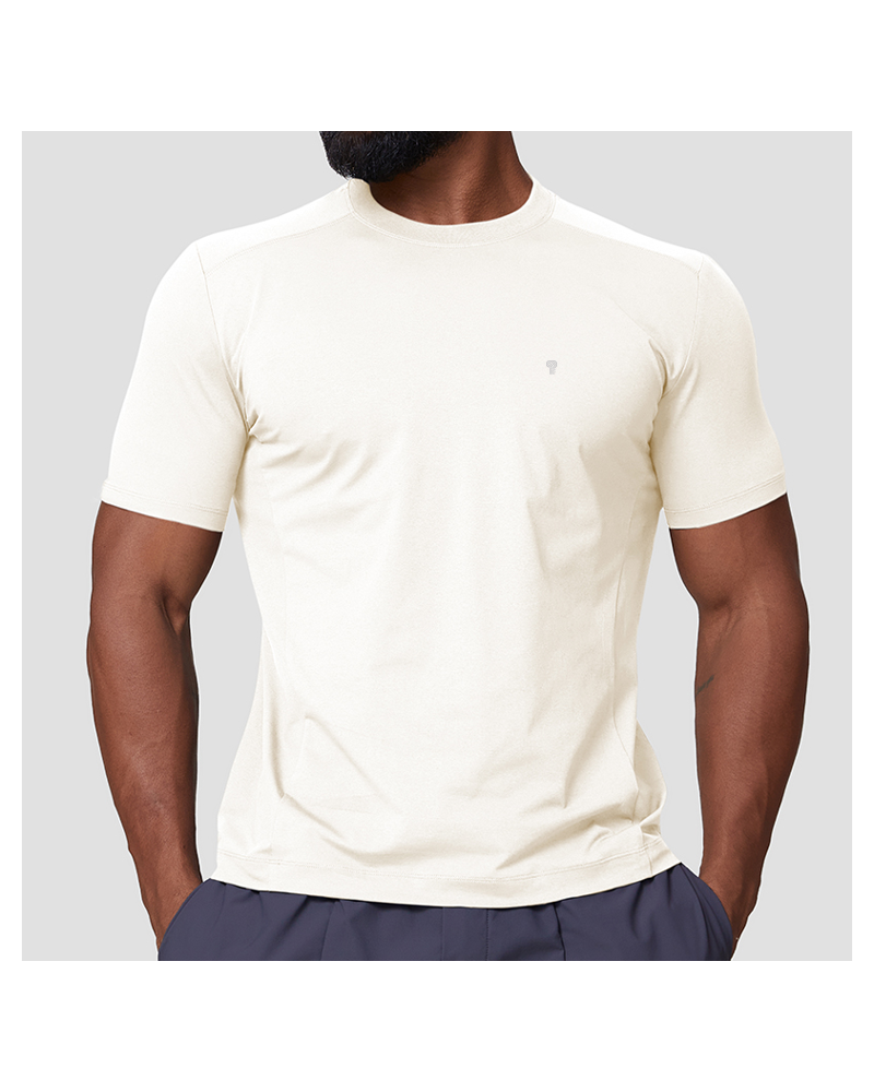 White Form T400 Training Tee worn by a model, front view