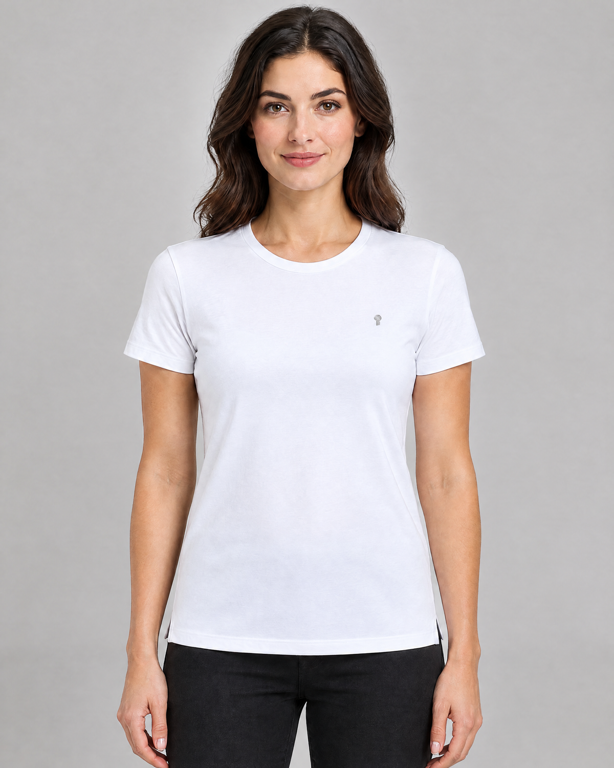 Motion Mesh-Back Training Tee | White | Front view