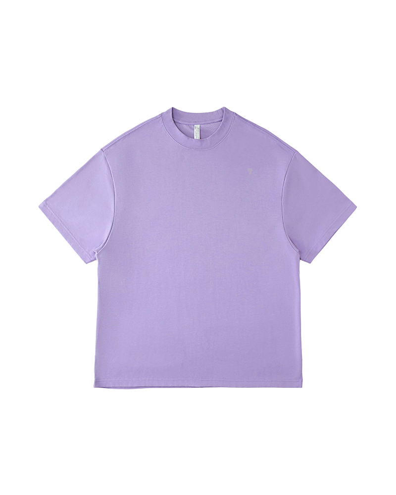 Polocom Plus Spectrum 245 Cotton Blend Tee — Purple front