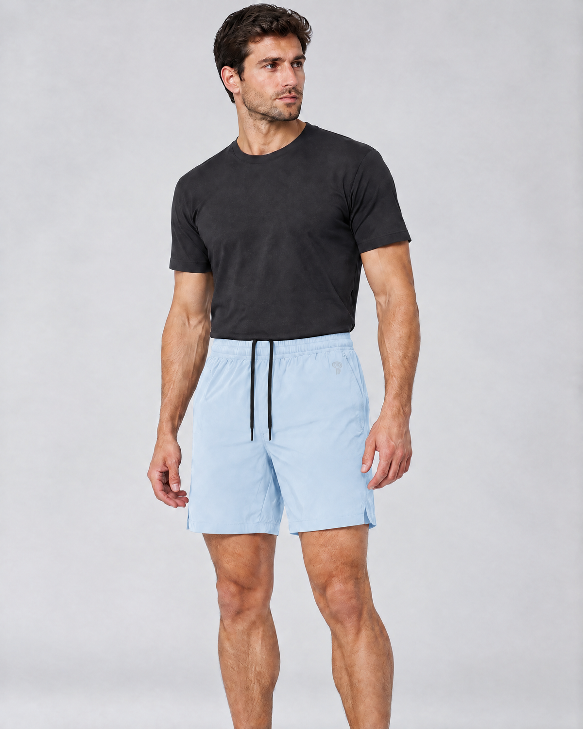 Stride Lined Training Shorts | Blue | Front view