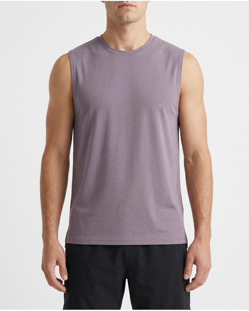 Polocom Plus Studio Lightweight Tank in Purple, model concept view