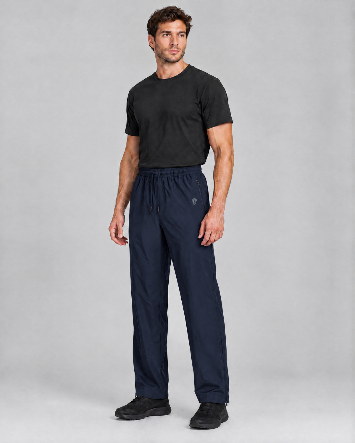 Trail Ankle-Zip Training Pants | Blue | Front view