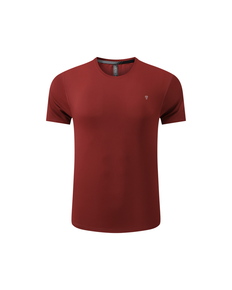 Polocom Plus Smooth Stretch Training Tee — Red front