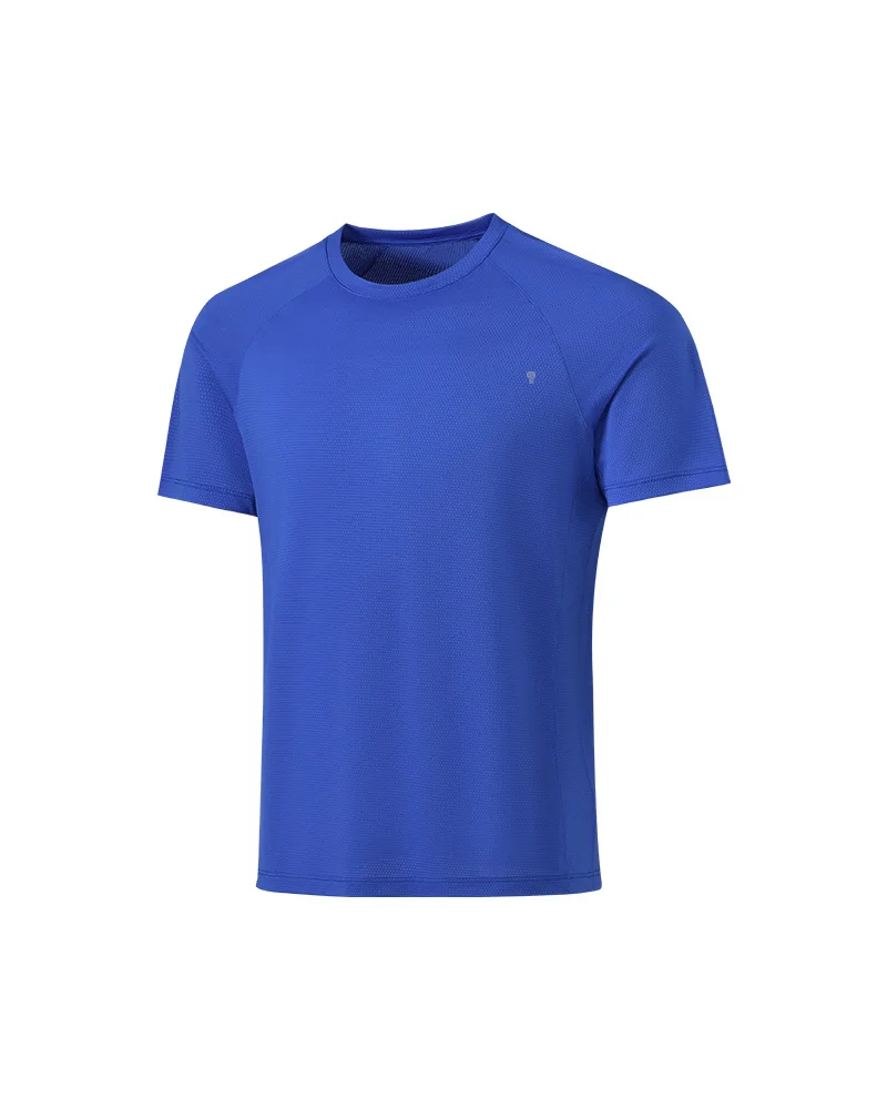 Polocom Plus Spectrum Stretch Training Tee in Blue, garment front view