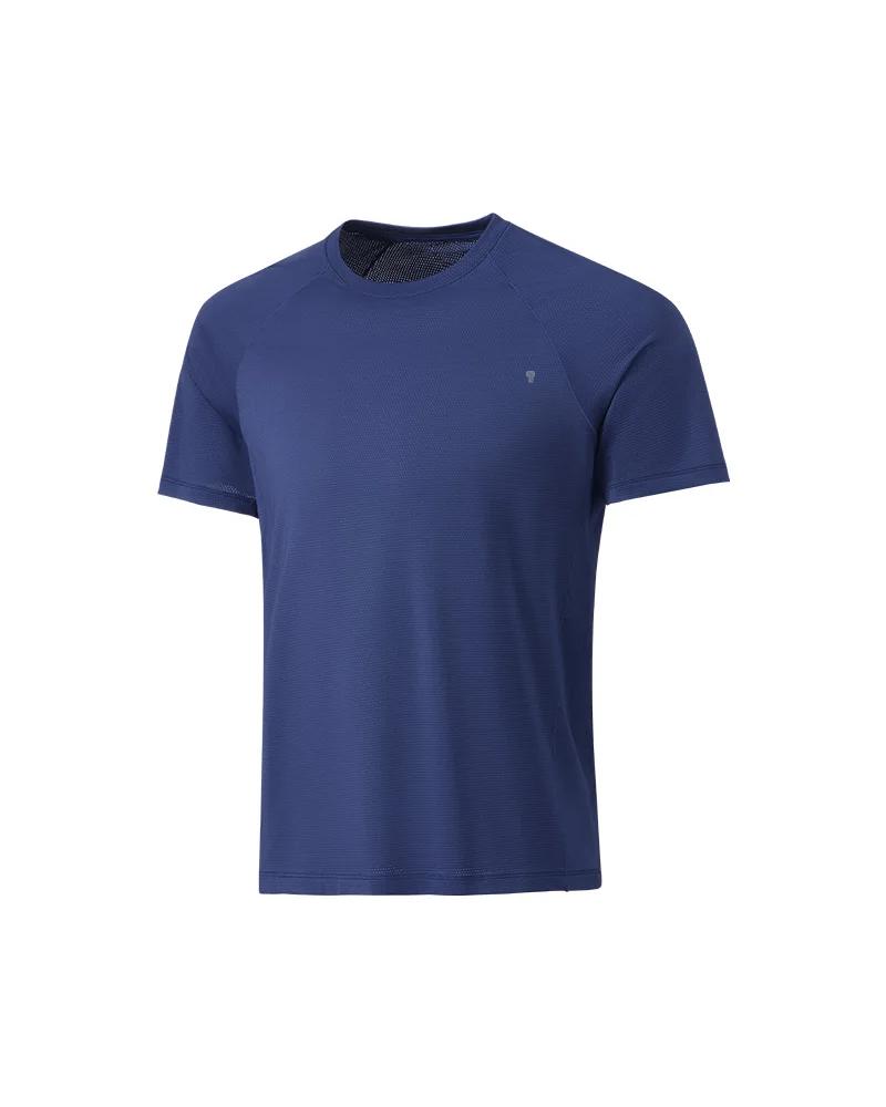 Polocom Plus Spectrum Stretch Training Tee in Navy, garment front view