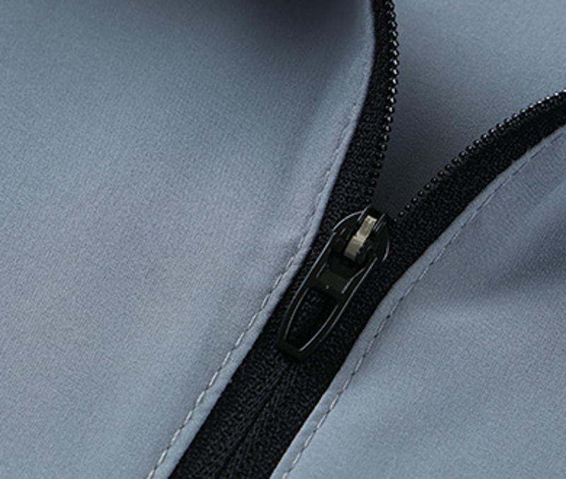 Polocom Plus Stride Quarter-Zip & Lined Shorts Set, quarter-zip neckline detail