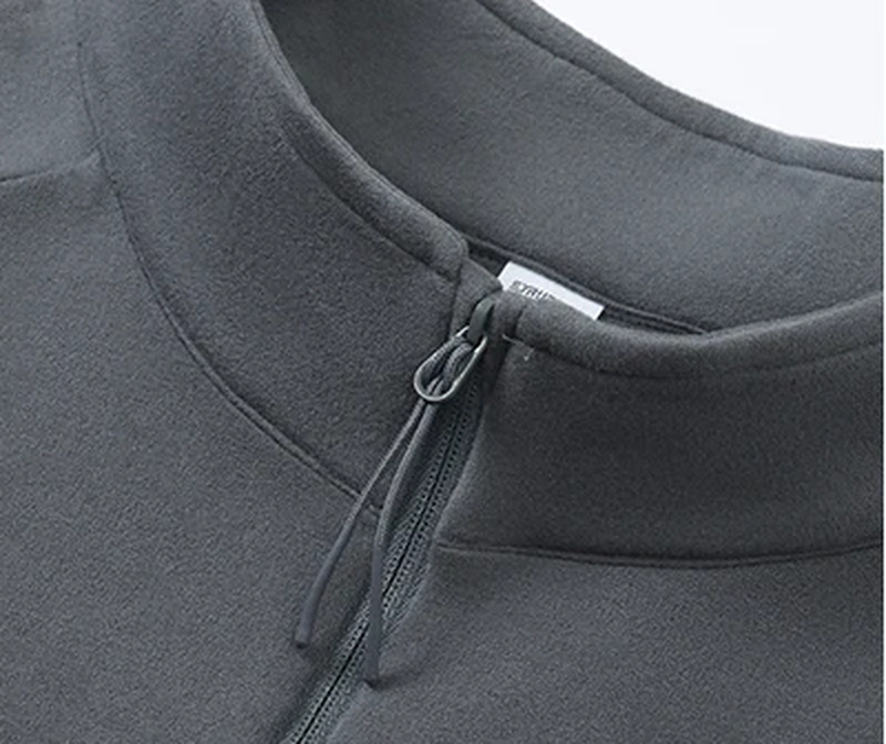 Summit Fleece Quarter Zip Top quarter-zip detail
