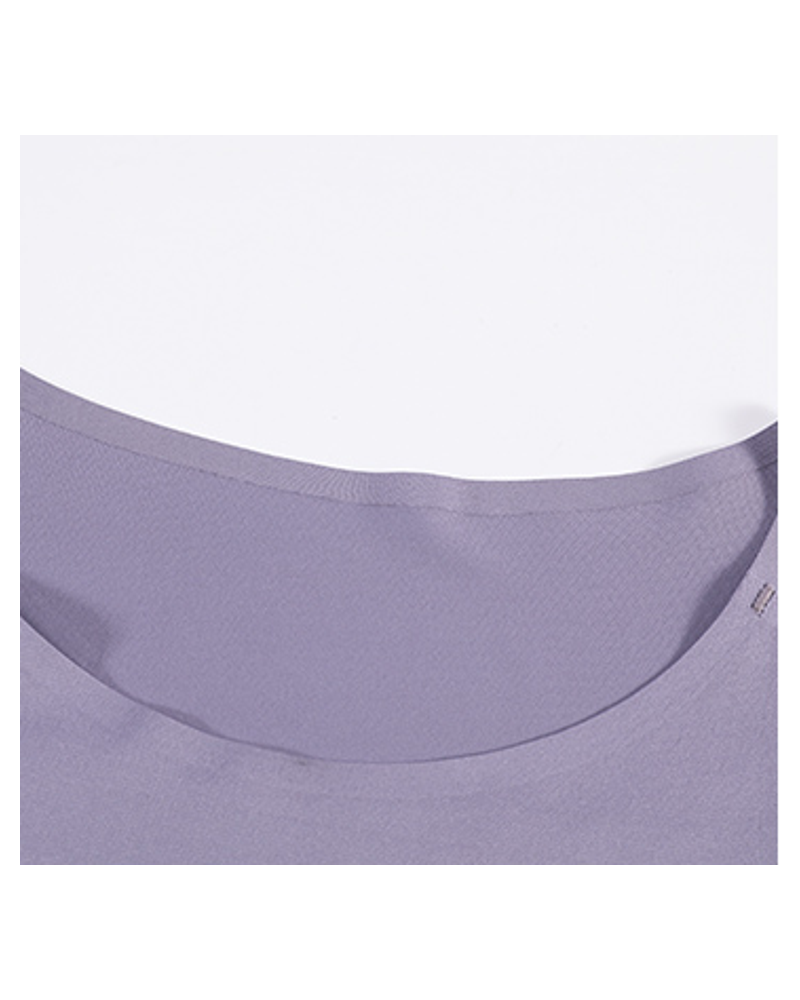 AeroLite Training Tank — crewneck detail