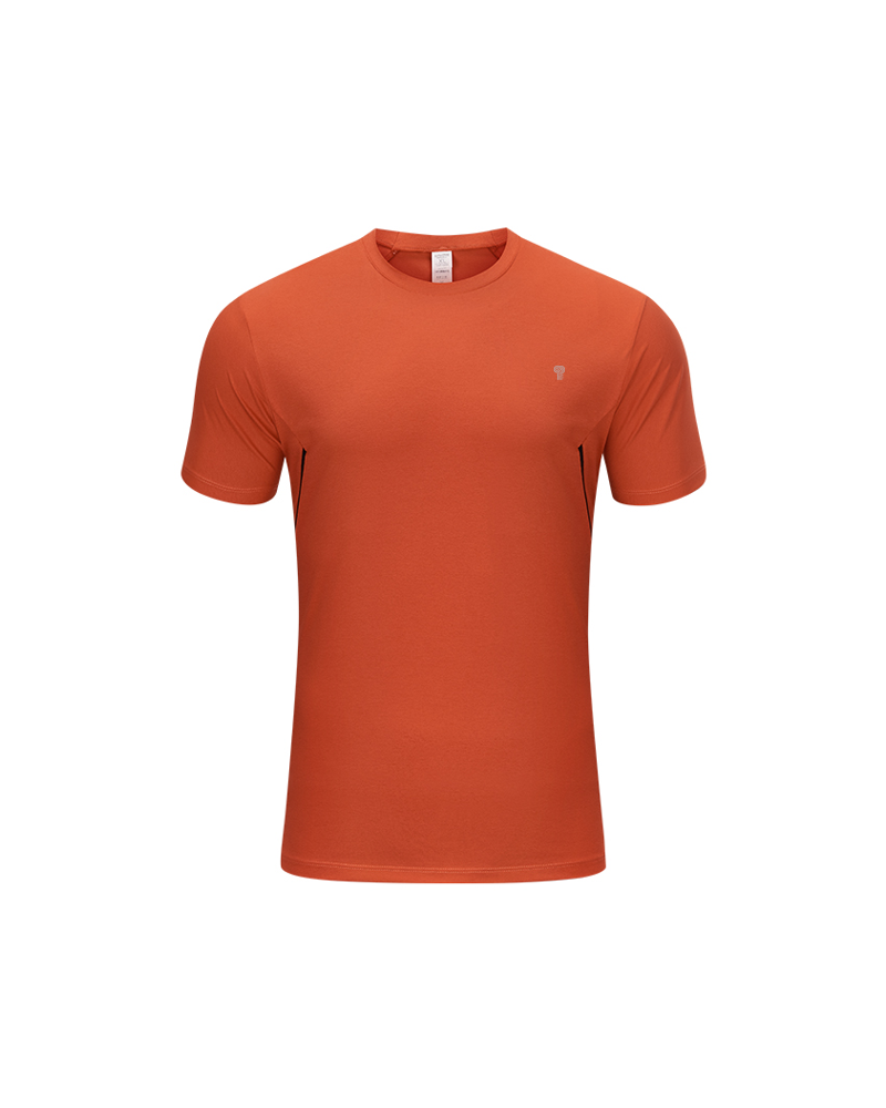 Side Panel 135 Training Tee in Orange — front view