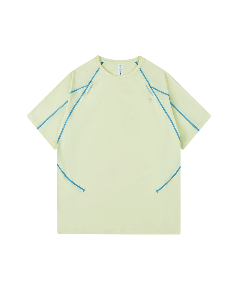 Arc Trace 170 Training Tee in Light Yellow — front view