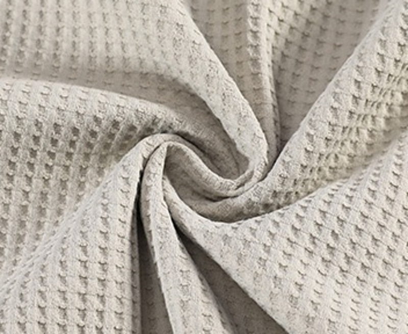 Texture Waffle Long Sleeve Tee waffle-knit close-up