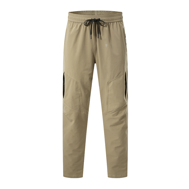 Polocom Plus Traverse Stretch Utility Pants in Light khaki, front view