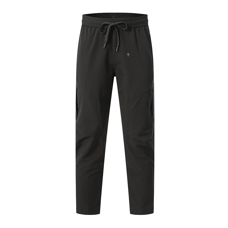 Polocom Plus Traverse Stretch Utility Pants in Black, front view