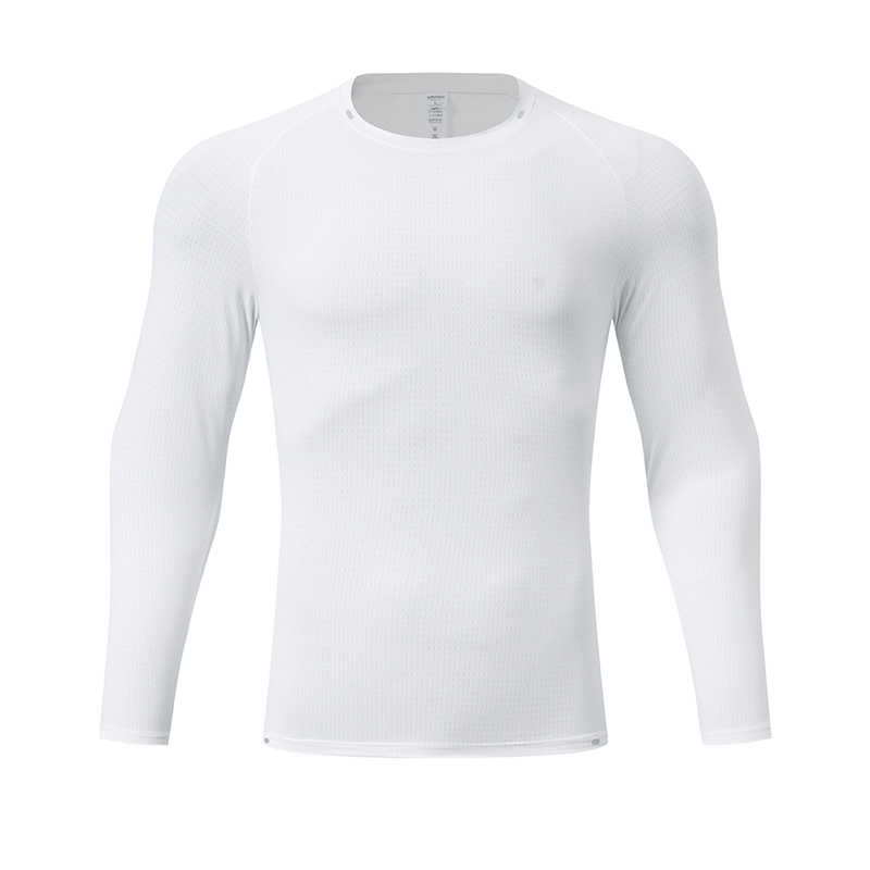 Vector Running Tee in White, front product view