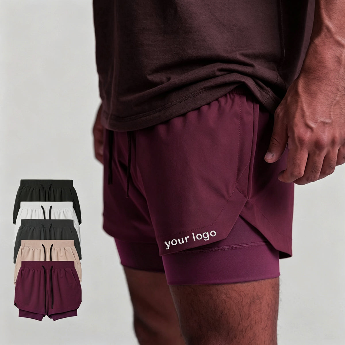 Foundation Double-Layer Shorts — original supplier photo