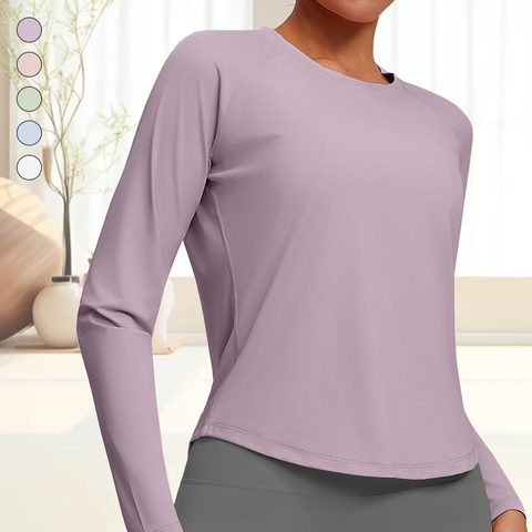 Airflow Mesh-Back Long-Sleeve Tee