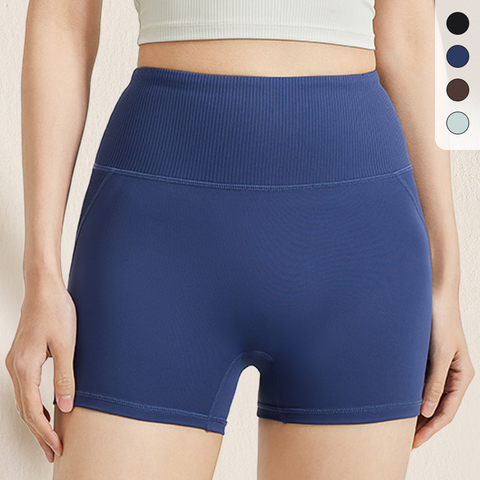 Contour Rib-Waist Yoga Shorts supplier reference
